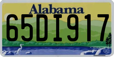 AL license plate 65DI917