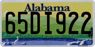 AL license plate 65DI922