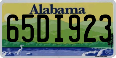 AL license plate 65DI923