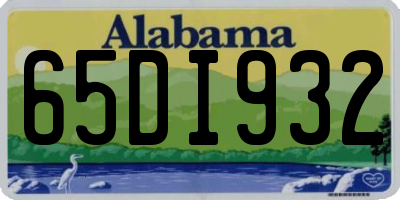 AL license plate 65DI932