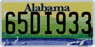AL license plate 65DI933