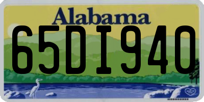 AL license plate 65DI940