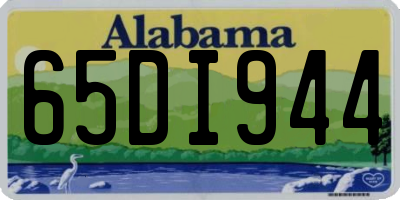 AL license plate 65DI944