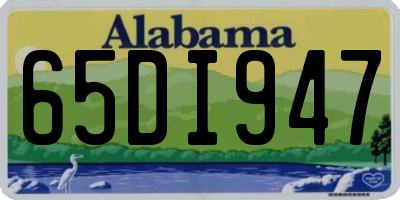 AL license plate 65DI947