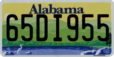 AL license plate 65DI955