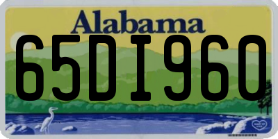 AL license plate 65DI960