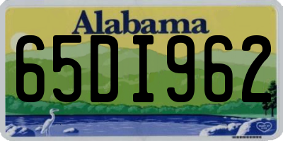AL license plate 65DI962