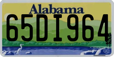 AL license plate 65DI964