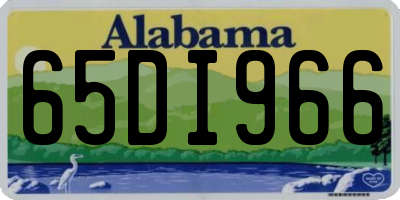 AL license plate 65DI966