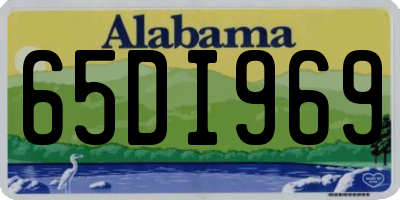 AL license plate 65DI969