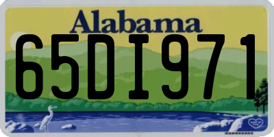 AL license plate 65DI971