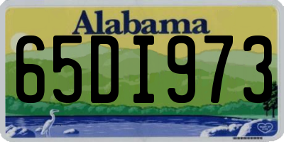 AL license plate 65DI973