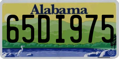 AL license plate 65DI975