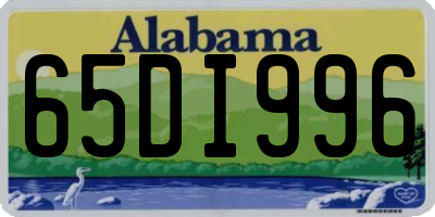 AL license plate 65DI996