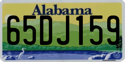 AL license plate 65DJ159