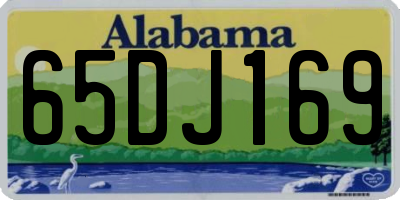 AL license plate 65DJ169