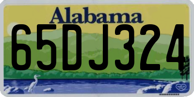 AL license plate 65DJ324