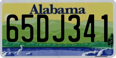 AL license plate 65DJ341