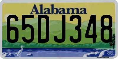 AL license plate 65DJ348