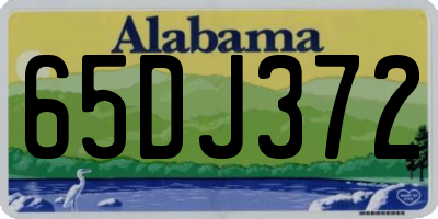 AL license plate 65DJ372