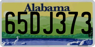 AL license plate 65DJ373