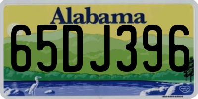 AL license plate 65DJ396