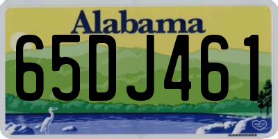 AL license plate 65DJ461