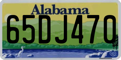 AL license plate 65DJ470