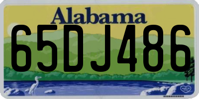 AL license plate 65DJ486
