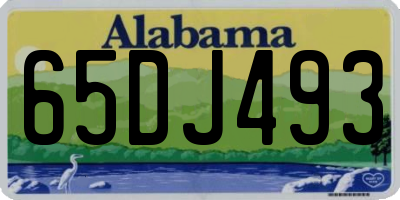AL license plate 65DJ493