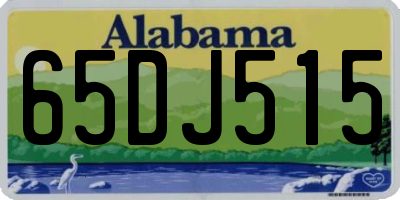 AL license plate 65DJ515