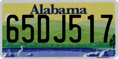 AL license plate 65DJ517