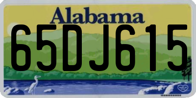 AL license plate 65DJ615