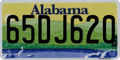 AL license plate 65DJ620