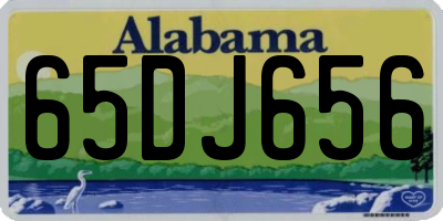 AL license plate 65DJ656