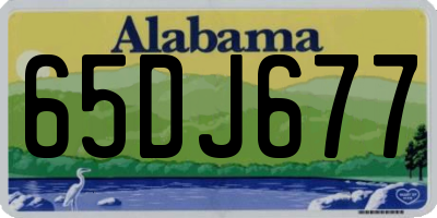 AL license plate 65DJ677