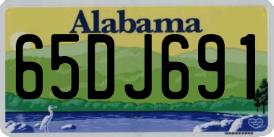 AL license plate 65DJ691
