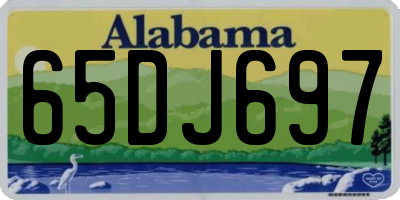 AL license plate 65DJ697