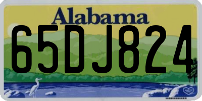 AL license plate 65DJ824