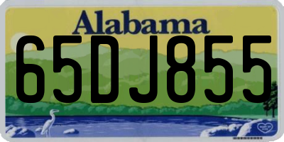AL license plate 65DJ855