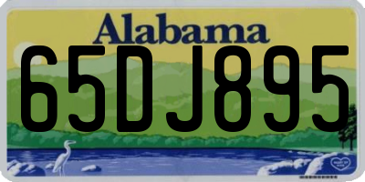 AL license plate 65DJ895