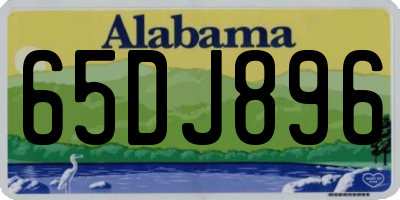AL license plate 65DJ896