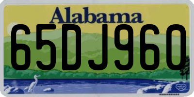 AL license plate 65DJ960