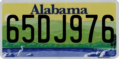 AL license plate 65DJ976