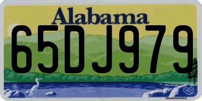 AL license plate 65DJ979