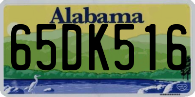 AL license plate 65DK516