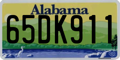 AL license plate 65DK911
