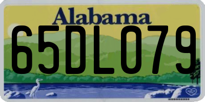 AL license plate 65DL079