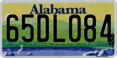 AL license plate 65DL084