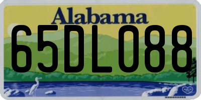 AL license plate 65DL088